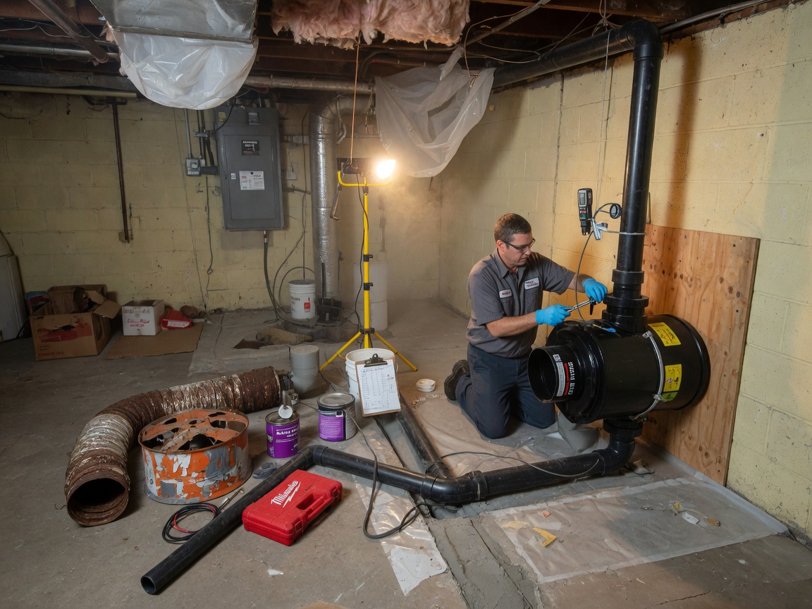 radon mitigation in Dover